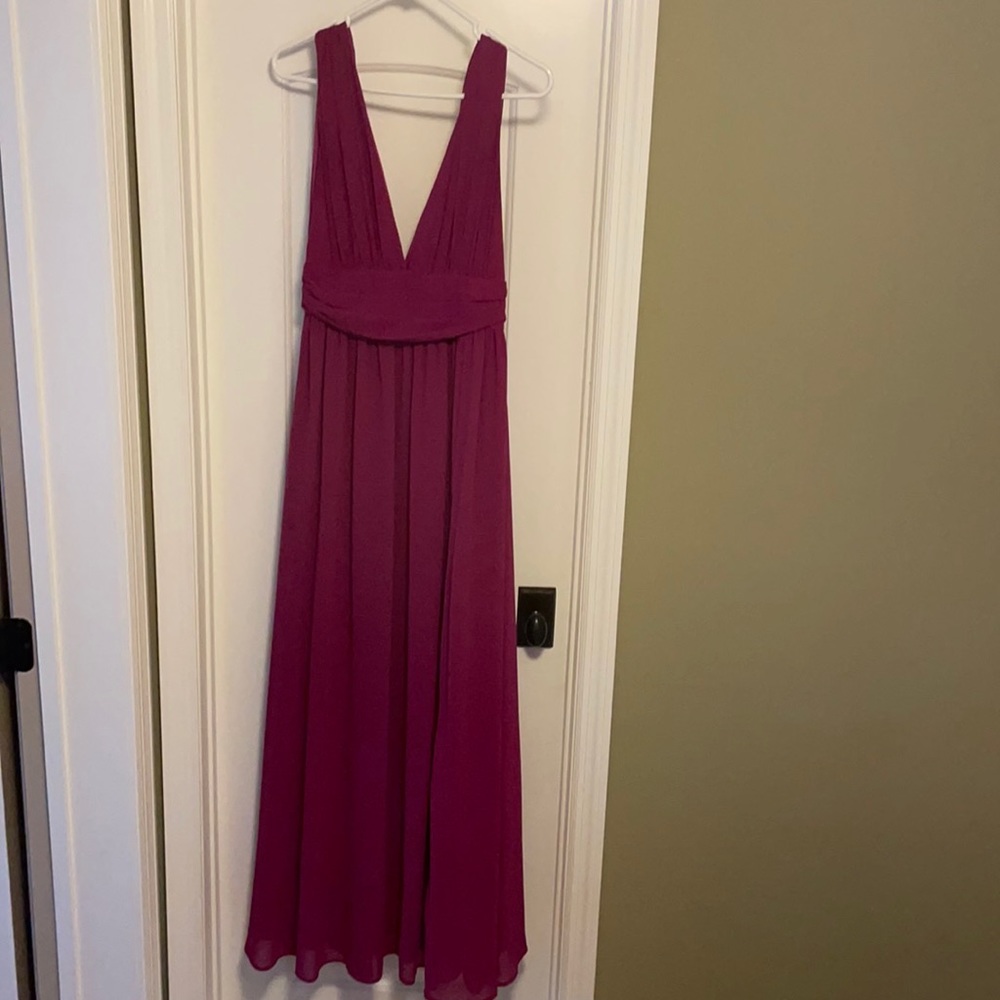 Maxi Burgundy/Maroon Dress.  Worn Once.